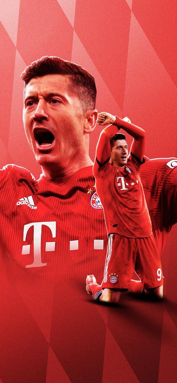 踢球侠壁纸德甲拜仁莱万多夫斯基高清全面屏手机第四期