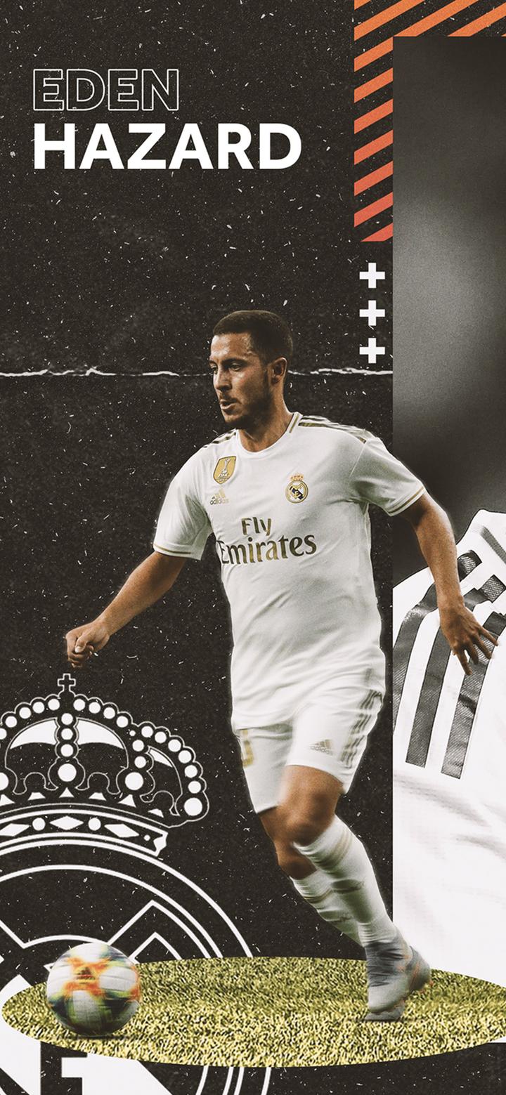 踢球侠壁纸:西甲皇家马德里阿扎尔高清全面屏手机第六期