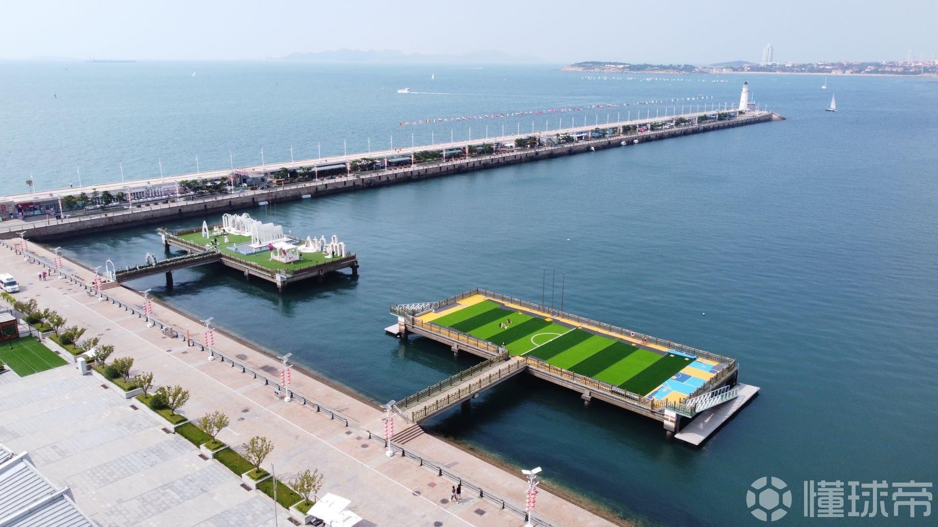 青岛奥帆基地的钻石球场即将对外开放虽然没有看台