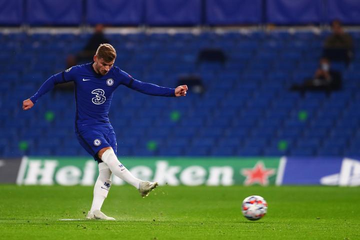 梅开二度维尔纳当选切尔西对阵雷恩的最佳球员