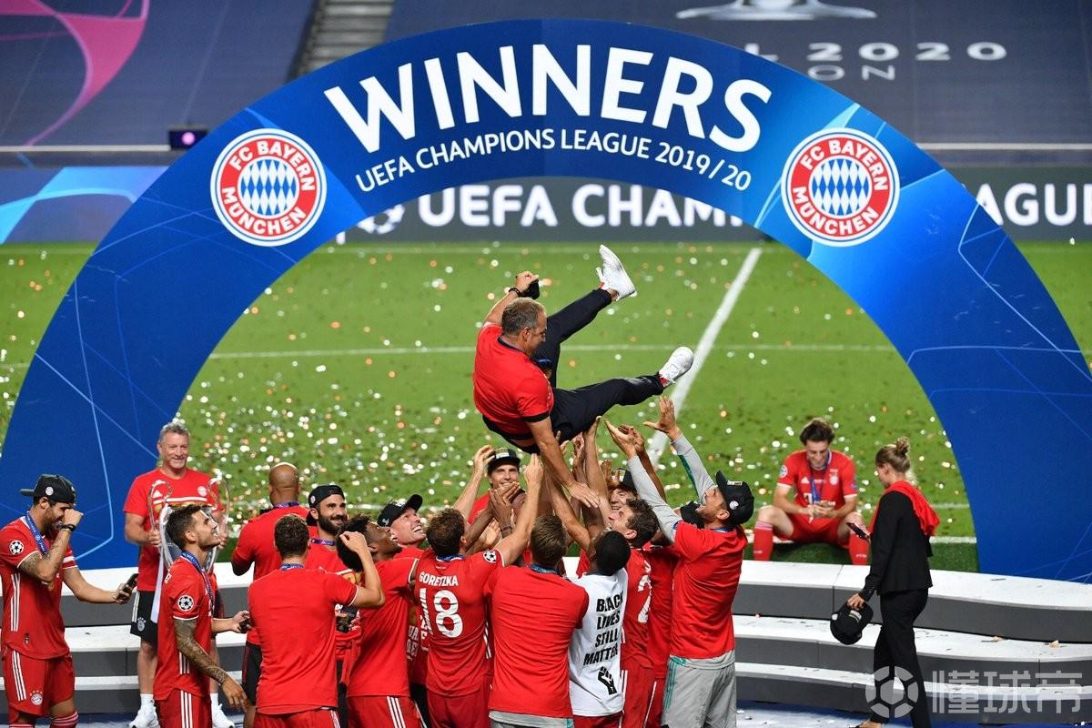 拜仁官方支持弗里克三冠王教头你是我们的number1