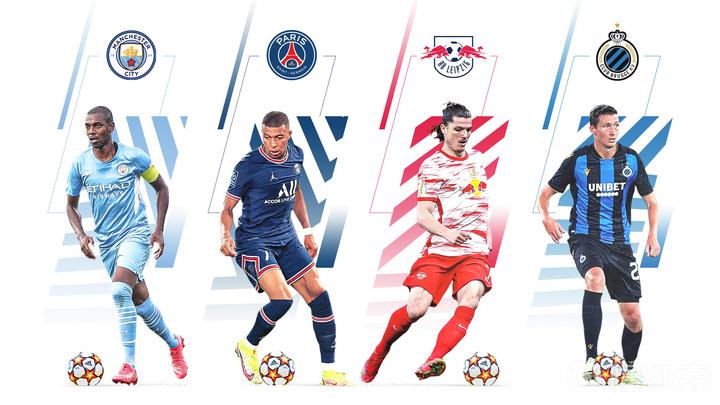 欧冠小组赛抽签结果出炉,曼城所在的a组球队如下:.|曼城|懂球帝